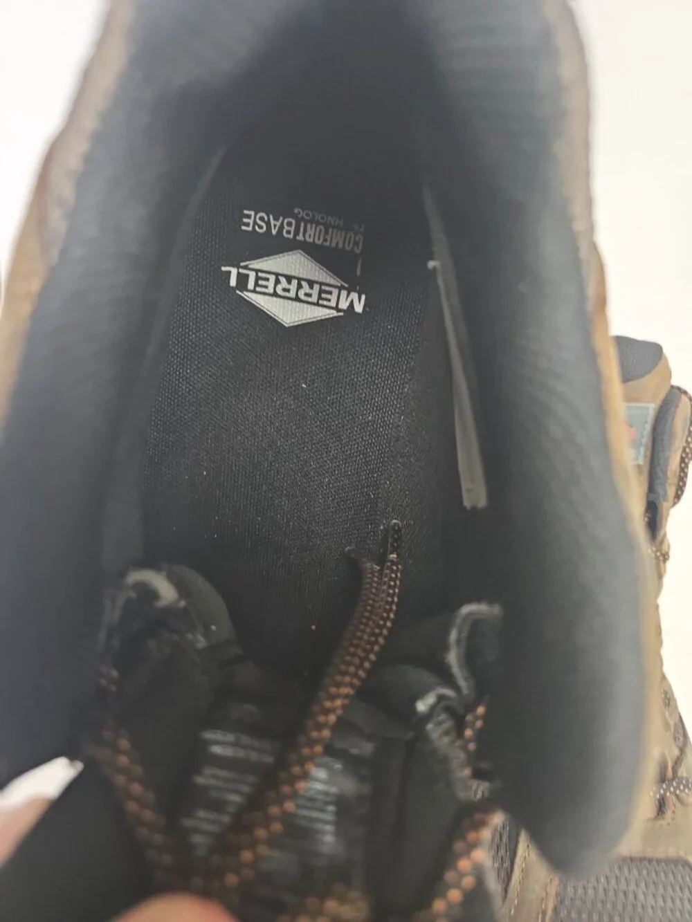 Merrell Mens Moab 2 Ventilator Mid Waterproof Comp Toe CSA Work Boot Brown 9W
